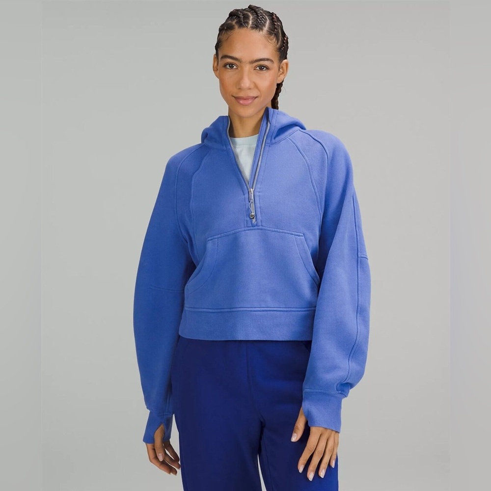 Lululemon Wild Indigo Half Zip Scuba XS/S